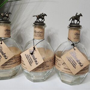 Blantons empty w. bottles